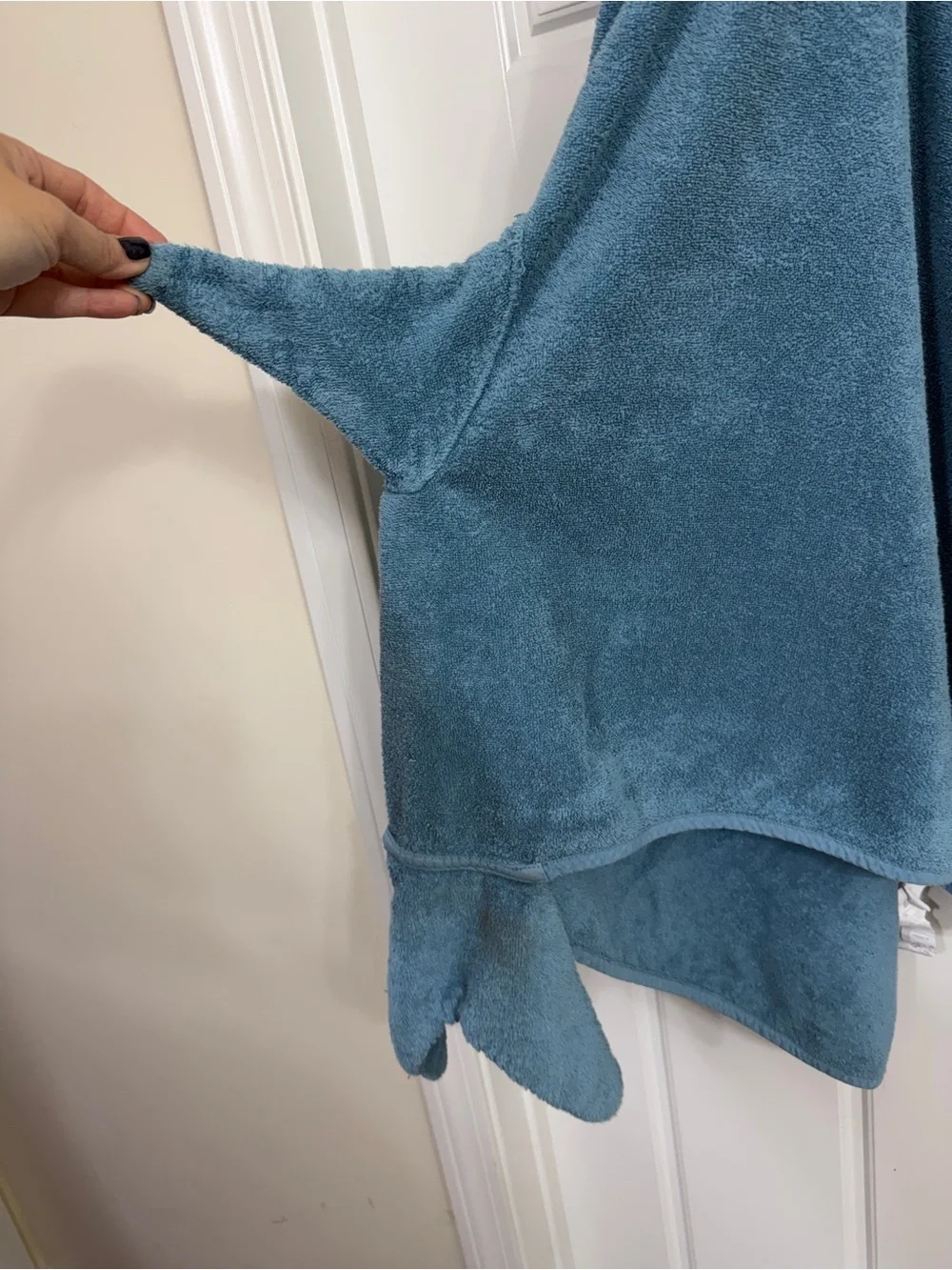 IKEA Kids Shark Hooded towel- Blue
